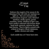 Samhain Tea Light Candle Set | Crystal and Herb Candles
