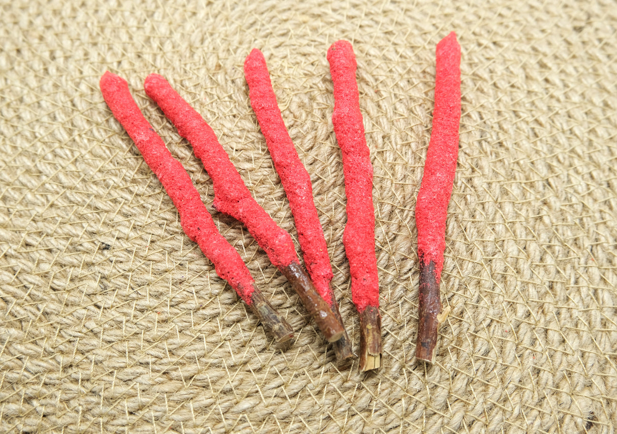 5 Pieces Sandalwood Natural Sage Tree Branch 4" Incense Sticks