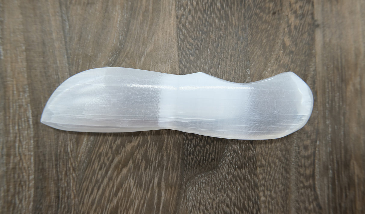 Selenite Athame Blade | 4 inch | Selenite Knife