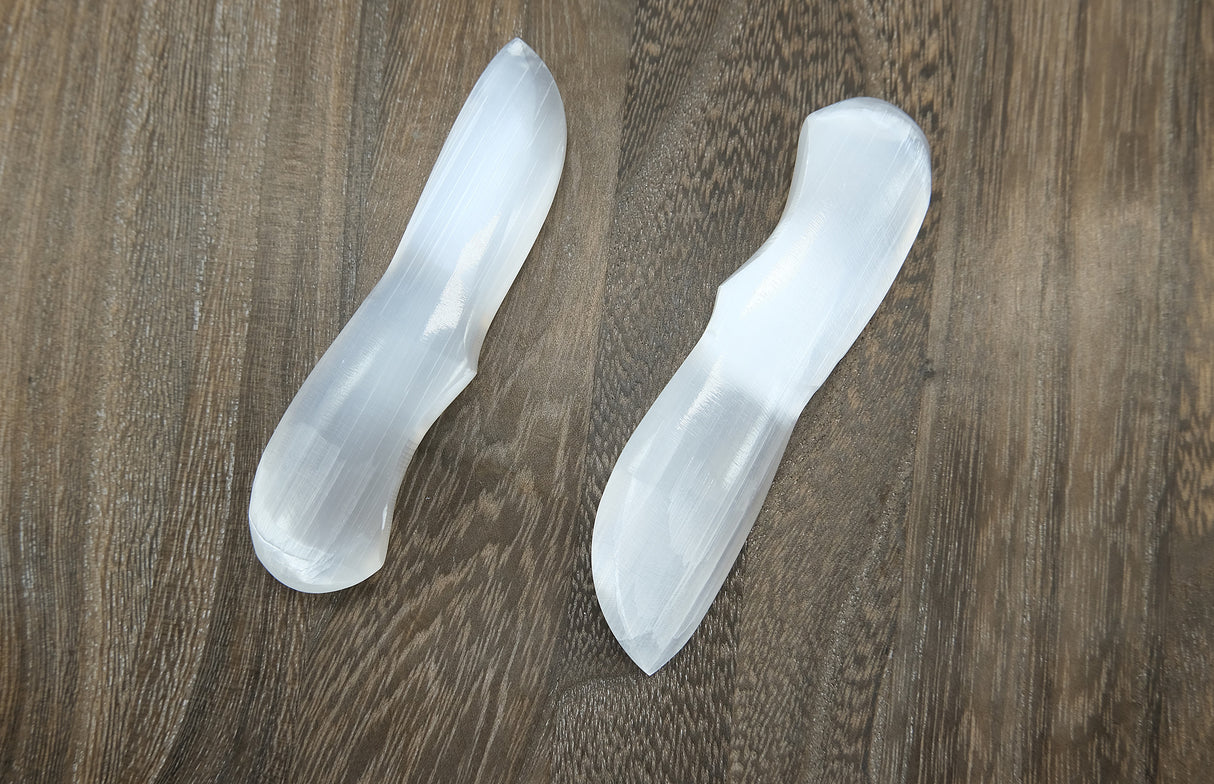 Selenite Athame Blade | 4 inch | Selenite Knife