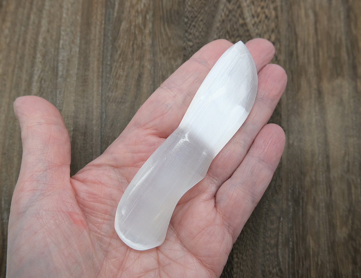 Selenite Athame Blade | 4 inch | Selenite Knife
