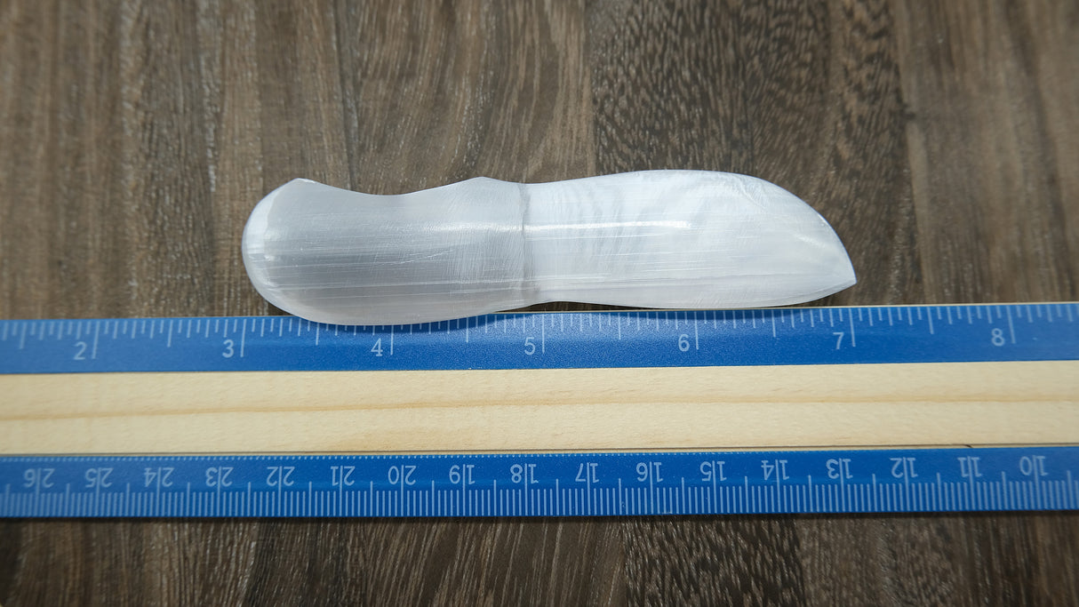 Selenite Athame Blade | 4 inch | Selenite Knife