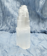 Selenite Satin Spar Tower Crystal for Cleansing & Protection – Various Sizes