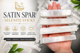 Raw Selenite Wand | 4 Inches | Reiki Charged | Ethically Sourced