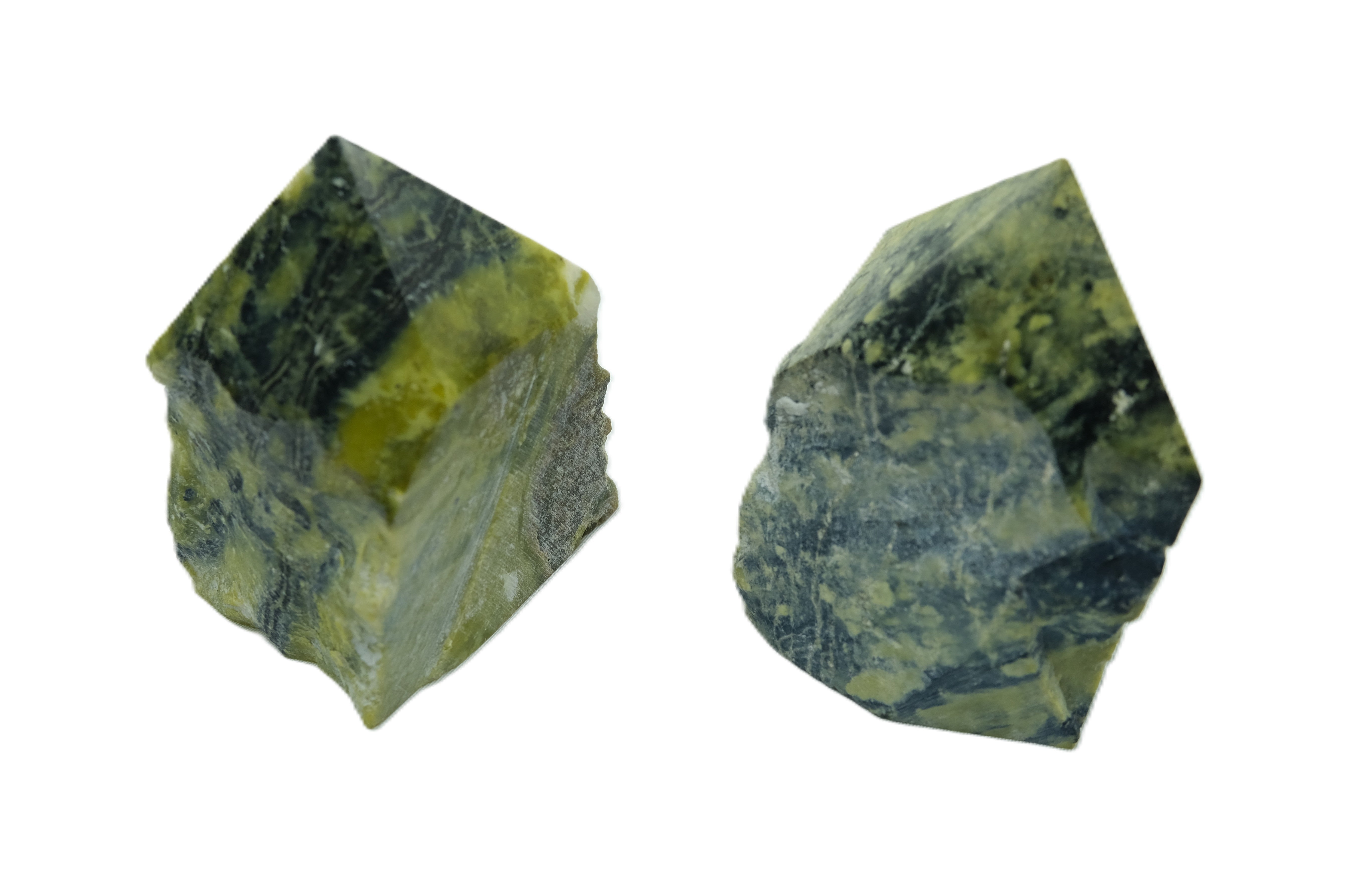 Serpentine Polished Point Flat Base Crystal | Standing Tower | Choose Weight