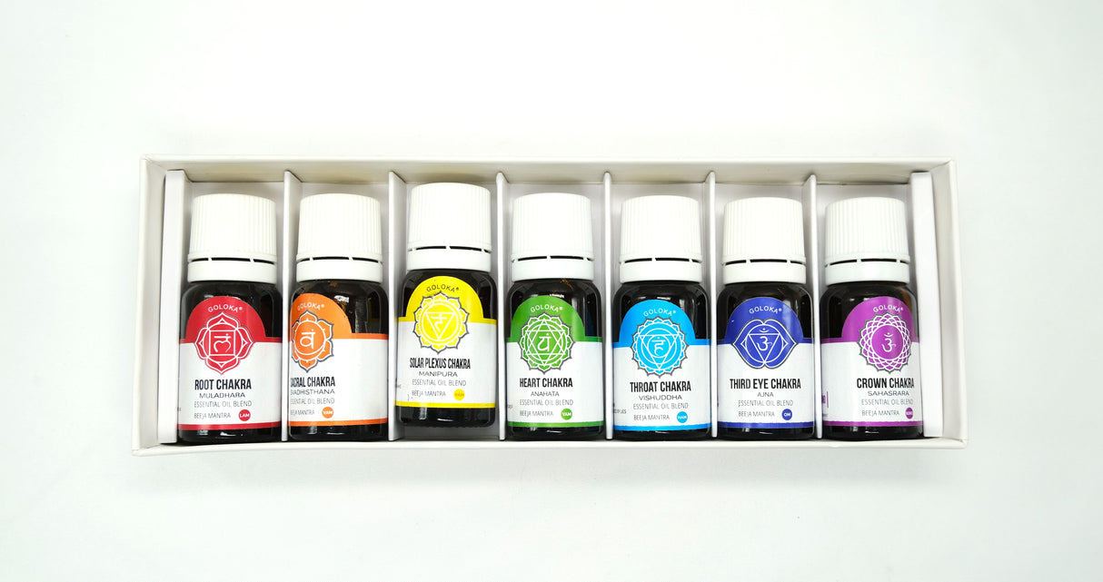 Goloka Essential Oil Set | Archangel or 7 Chakra Oils Set of 7