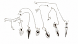 Silver Metal Pendulum for Divination, Dowsing & Energy Work
