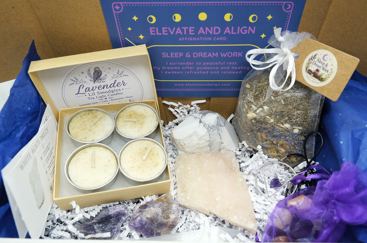 Curated Crystal & Spiritual Wellness Box | 12 Themes Available | Crystals, Herbs, Spiritual Tools & Self-Care Gifts