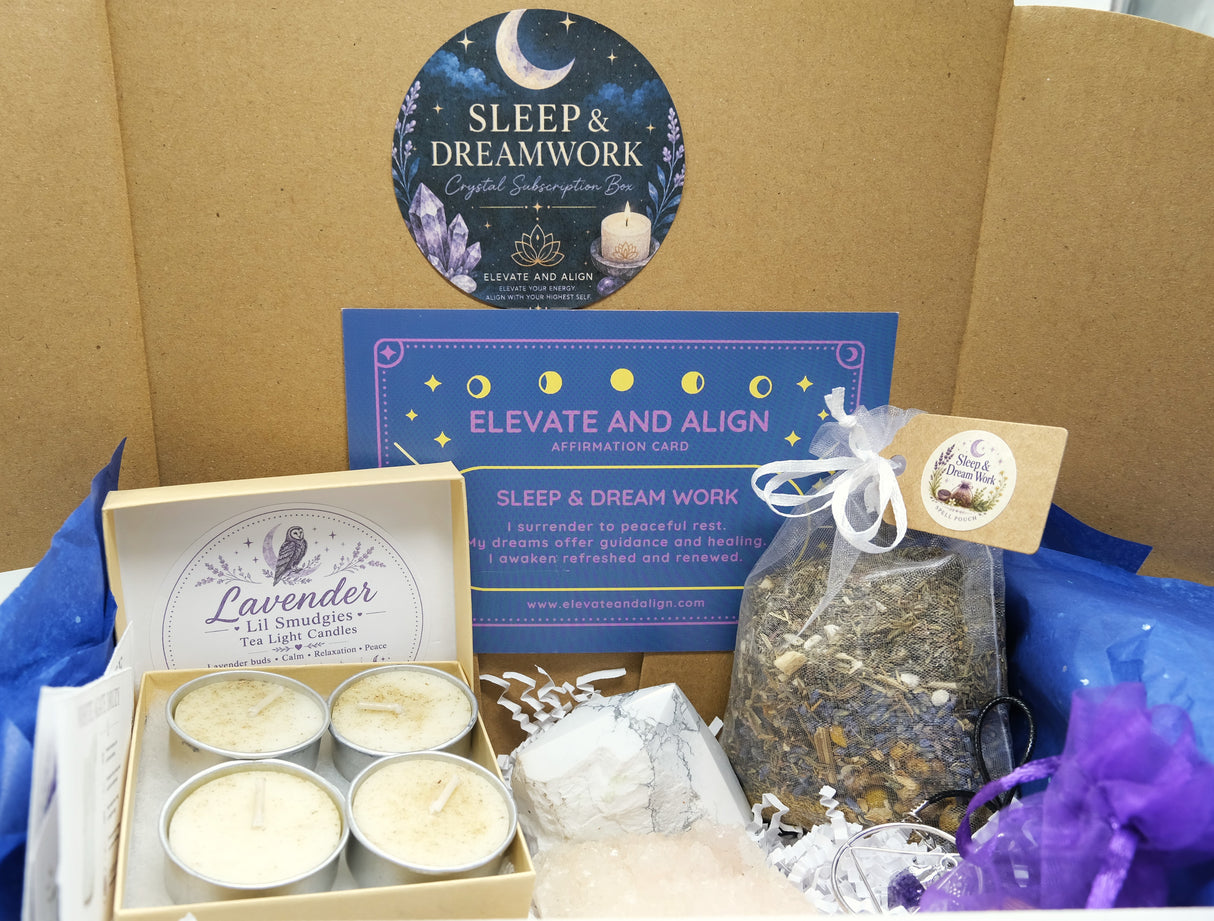 Curated Crystal & Spiritual Wellness Box | 12 Themes Available | Crystals, Herbs, Spiritual Tools & Self-Care Gifts