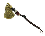 Small Metal Mantra Bell Keychain