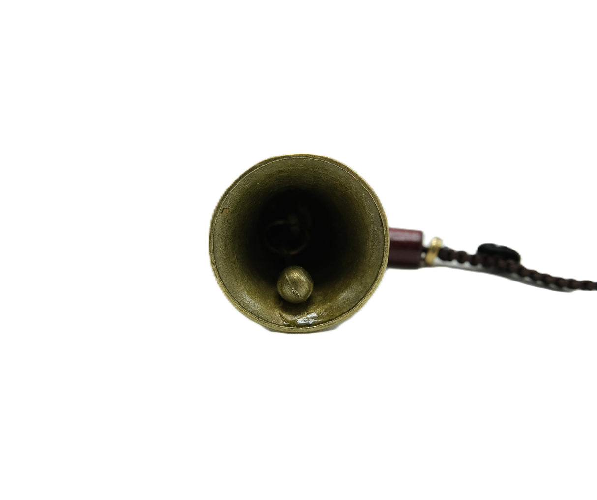 Small Metal Mantra Bell Keychain