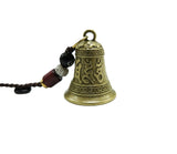 Small Metal Mantra Bell Keychain