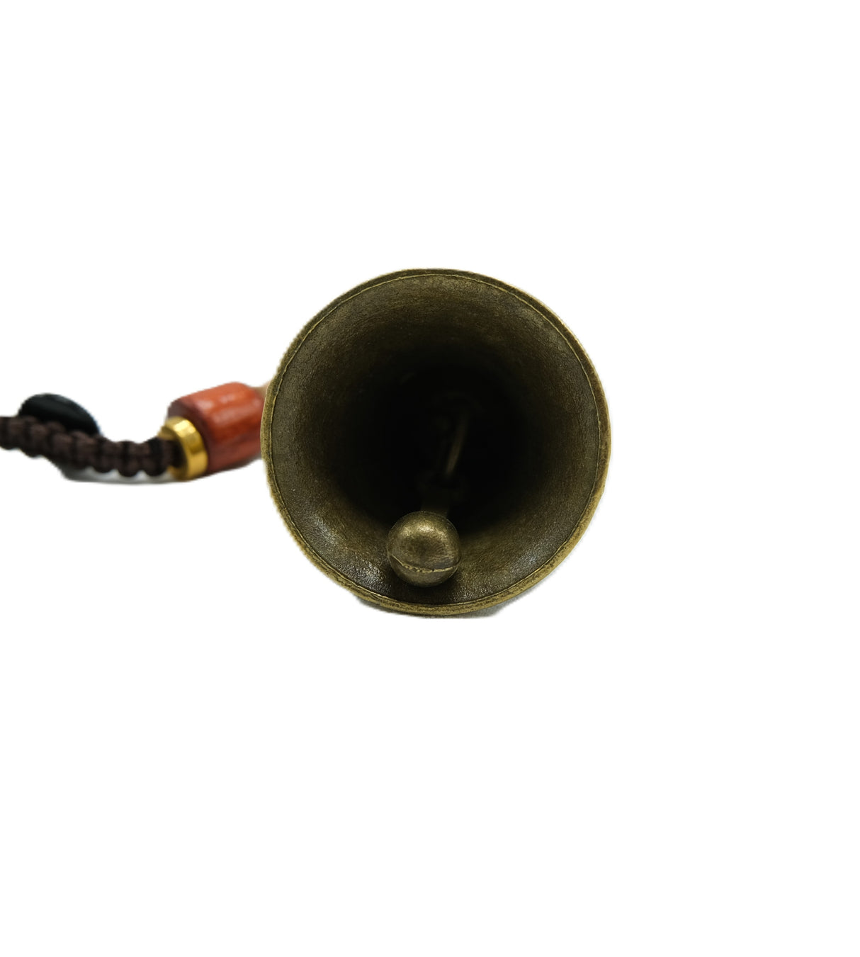 Small Metal Mantra Bell Keychain