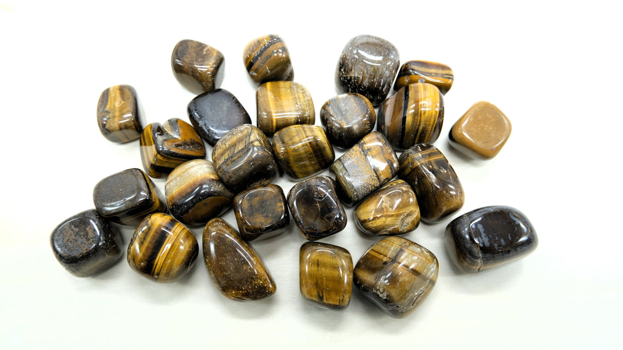 Tiger's Eye Crystal 1 piece | Free Shipping | Tumbled and Polished | Ethically Sourced