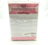 Energy Cleansing Smudge Kit with Fluorite or Rose Quartz
