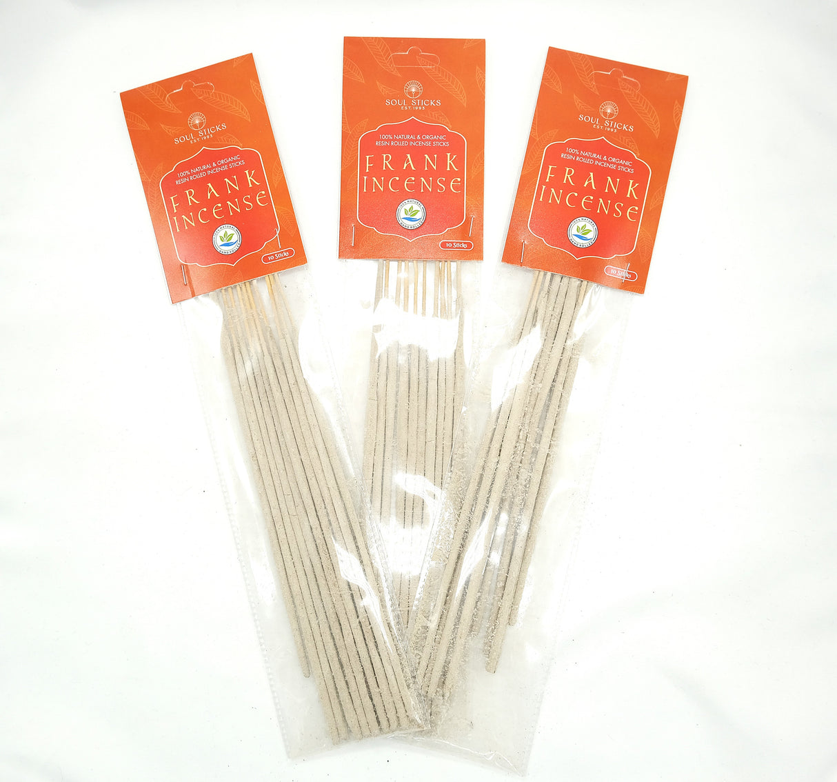 Soul Sticks Rolled Incense Sticks 10 Pack | Frankincense Resin Or Sage Leaves