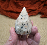Sunstone Polished Point with Flat Base 2.5 to 3" Tall