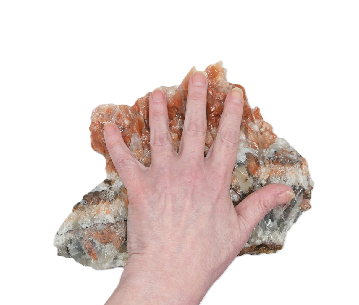Large Tricolor Calcite 2650 grams