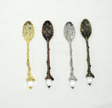 Witch Metal Crystal Spoons – Ritual Elegance, Intention & Alchemy