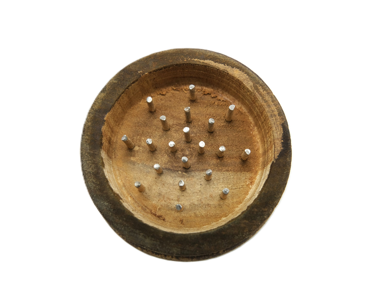 Wooden Herb Grinder 2 Inch - Plain Or Goddess Of Earth