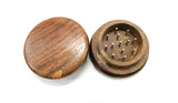 Wooden Herb Grinder 2 Inch - Plain Or Goddess Of Earth