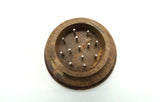 Wooden Herb Grinder 2 Inch - Plain Or Goddess Of Earth