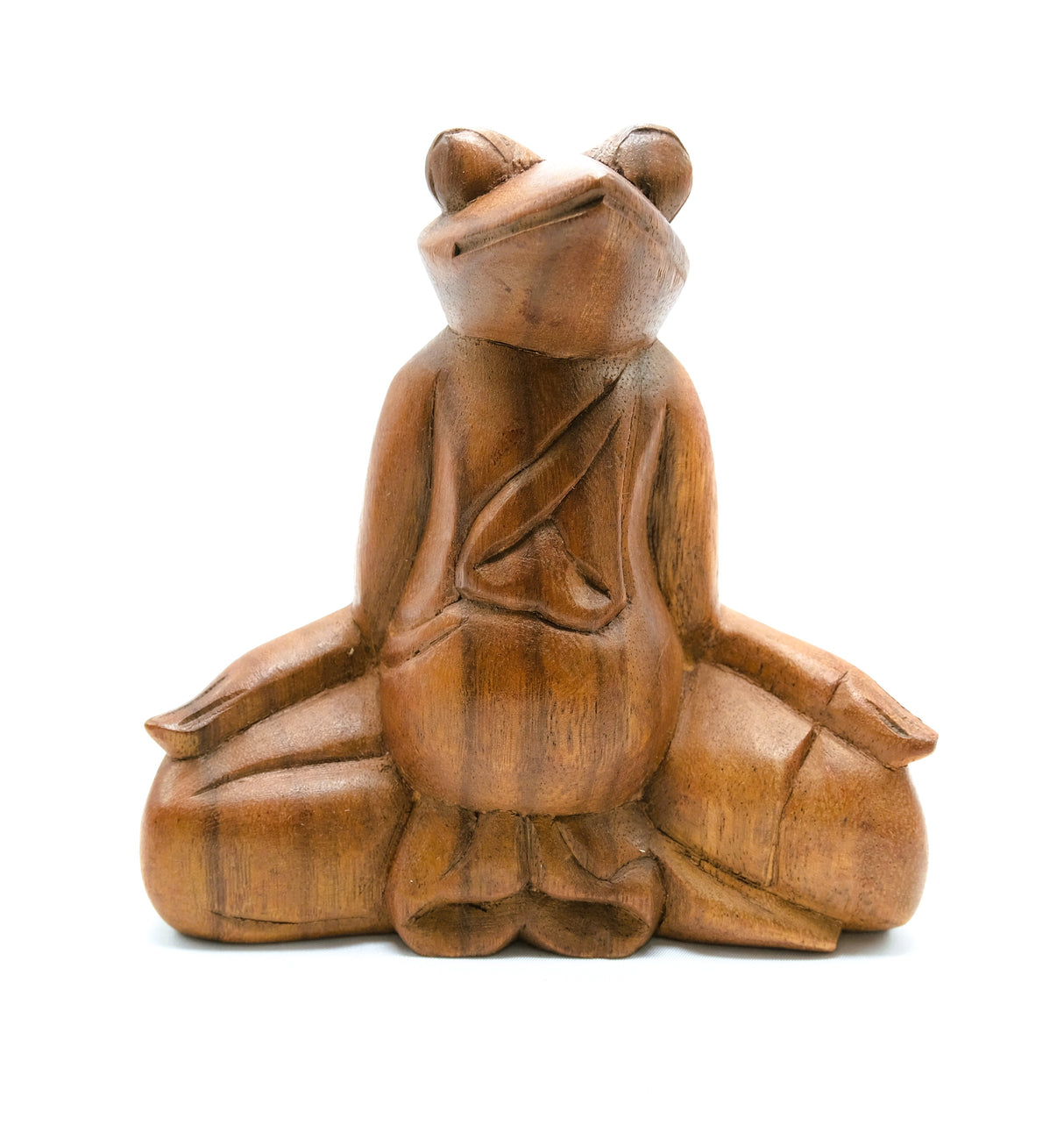 Wooden Meditation Frog - 01 | Yoga | Hand Carved