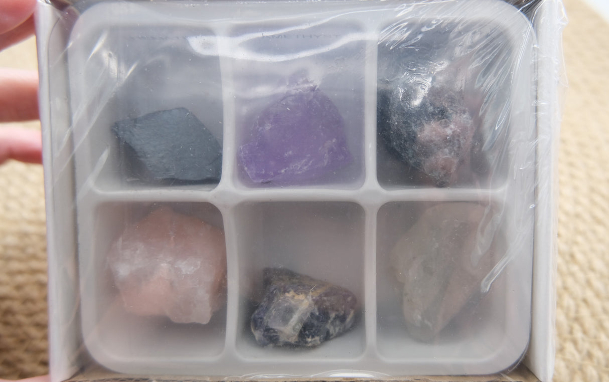 Zodiac Crystal Gift Set | Box of 6 Gemstones That Correspond With Your Zodiac Sign