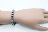 Natural Hematite 8mm Bracelet | Calming and Grounding | Reiki Charged