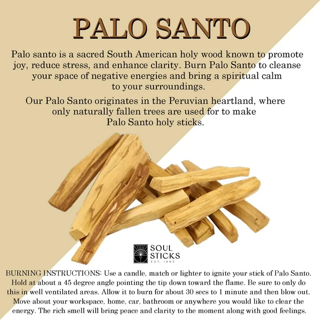 Palo Santo and White Sage Smudge Kit | Includes Nag Champa Sage, Dragons Blood Sage, 7 Chakra Rose Sage