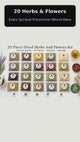 20 Piece Dried Herbs And Flowers Kit | Herbal Spell Kit | Potpourri Kit